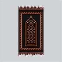 Pixel art illustration Arabic Rug. Pixelated Arabic Rug. Arabian Rug Carpet fruit pixelated for the pixel art game and icon for website and game. old school retro. vector