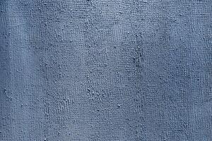 Texture of blue decorative plaster or concrete. photo
