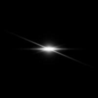 Glare star on black. Light flashes. transparent elements with glow effect vector
