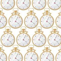 Vintage gold pocket watch. Old watch. Pattern for textile, wrapping paper, background. vector