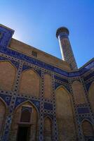 Samarkand, Uzbekistan - September 27, 2023 Gur-Emir Mausoleum of Tamerlane in a daytime, Samarkand, Uzbekistan. photo