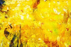 Colorful abstract oil painting art background. Texture of canvas and oil. photo