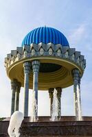 Tashkent, Uzbekistan - September 29, 2023 Memorial of the museum in memory of victims of repression and fountains in Tashkent, Uzbekistan. photo