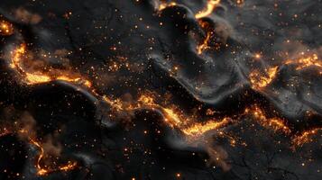 Earths illuminated cities sparkle against the darkness of space photo