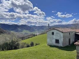 Scenery on the pilgrimage route Camino del Norte in Northern Spain photo