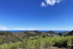 Scenery on the pilgrimage route Camino del Norte in Northern Spain photo