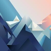 Geometric shapes background vector