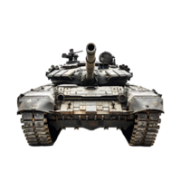 Military tank on isolated transparent background png