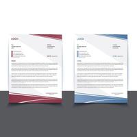 Creative Letterhead Design Templates vector