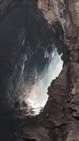 Sunlight Streaming Into a Stone Cave video