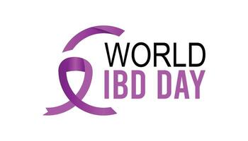 world IBD day observed every year in May. Template for background, banner, card, poster with text inscription. vector