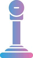 Gear Glyph Gradient Icon Design vector