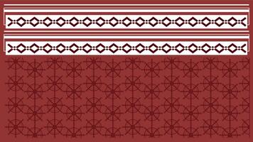 antecedentes étnico estilo vistoso sin costura borde. tribal decorativo cinta polinesio tribal azteca modelo para t camisa, pantalones, tela, fondo de pantalla, tarjeta plantilla, envase papel, alfombra, textil, cubrir. vector