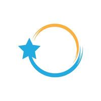 Star Logo Template Design Illustration vector