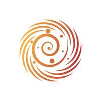 Creative Sun Logo Design Template vector