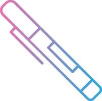 Pen Line Gradient Icon Design vector