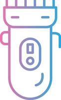 Electric Shaver Line Gradient Icon Design vector