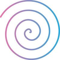 Spin Drum Line Gradient Icon Design vector