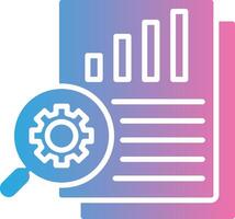 Jackhammer Glyph Gradient Icon Design vector