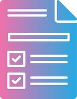Customs Glyph Gradient Icon Design vector