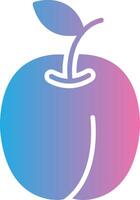 Plums Glyph Gradient Icon Design vector