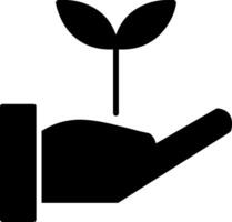 Ecology Glyph Icon Design vector