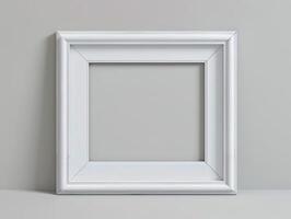 Minimalistic White Picture Frame photo