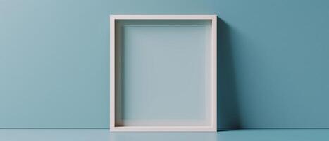 Sleek White Picture Frame photo