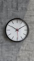 Classic Wall Clock Minimalist Design photo