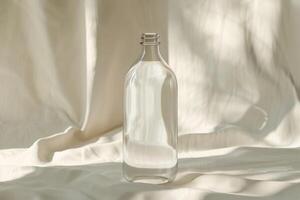 Transparent Glass Bottle Minimalism photo