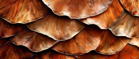 Detailed Autumn Leaves Texture photo