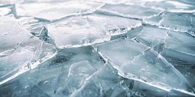 Textured Blue Ice Surface photo