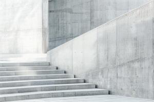 Minimalist Concrete Staircase Design photo