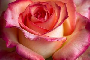 Close-Up of a Vibrant Rose photo