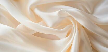 Silky White Satin Texture photo