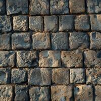adoquinado Roca pavimento textura foto