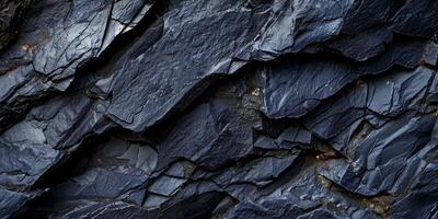 Dark Slate Rock Formation photo