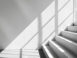 Modern Staircase With Shadows photo