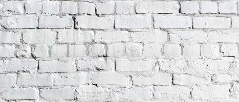 White Painted Brick Wall Texture photo