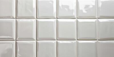 Glossy White Ceramic Tiles photo