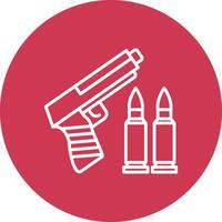 Bullet Line Multi Circle Icon vector