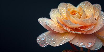 Dew-Kissed Peach Begonia Splendor photo