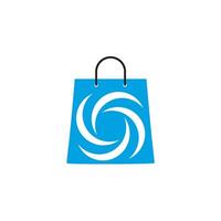 bag shopping logo design template illustration vector