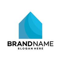 Abstract Home Illustration Template. Suitable for Creative Industry, Multimedia, entertainment, Educations, Shop, and any related business. vector