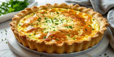 Golden Crust Cheese Quiche photo