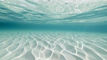 Underwater Dunes Clear Blue Water photo