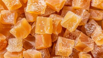 Caramel Candy Pile Close Up photo