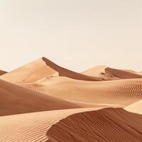 esculpido dunas de el Desierto foto
