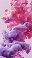 Abstract Pink And Purple Swirls photo