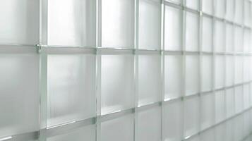 Abstract Glass Block Wall Pattern photo